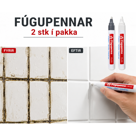 Fúgupenni - 2 stk Pakki