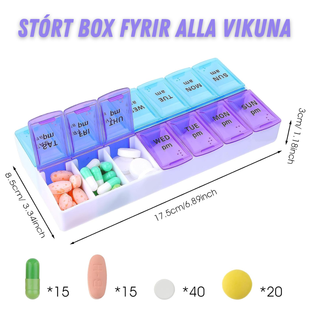 Vítamín og lyfjabox