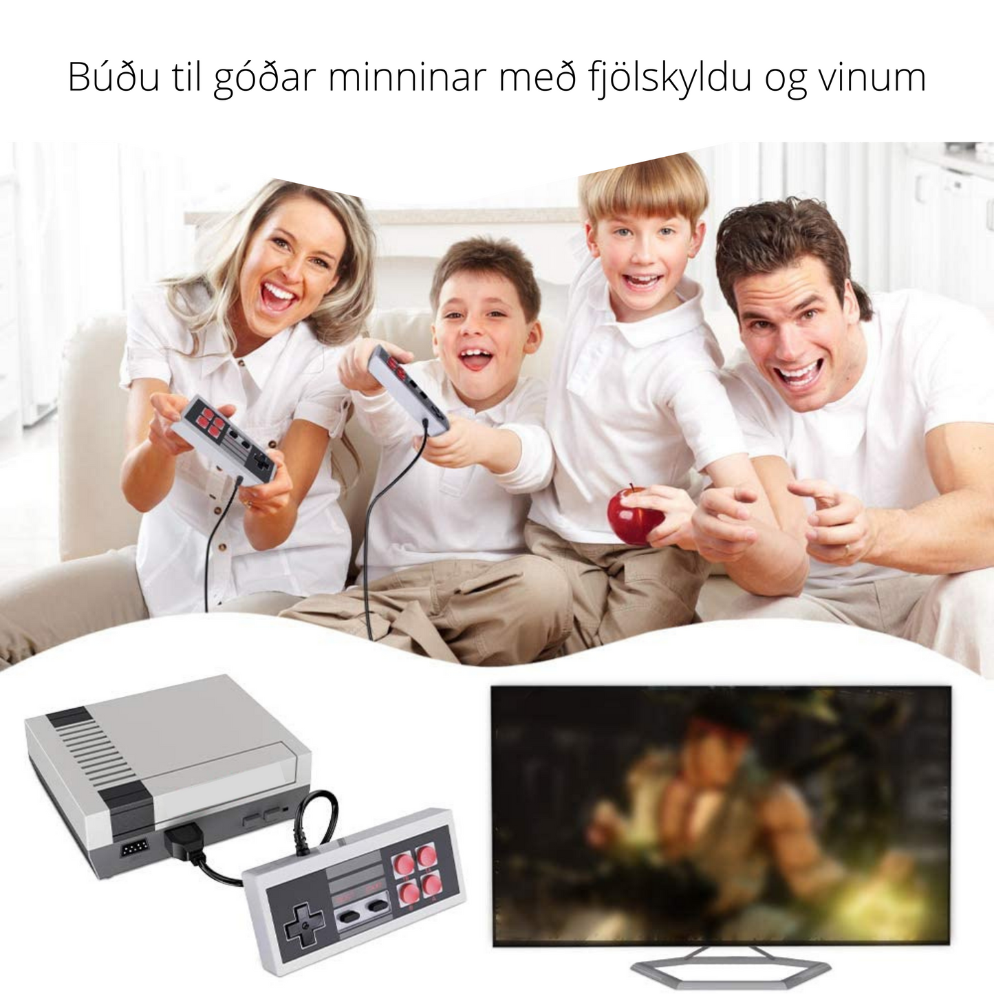 621 Retro Family Game leikjatölva