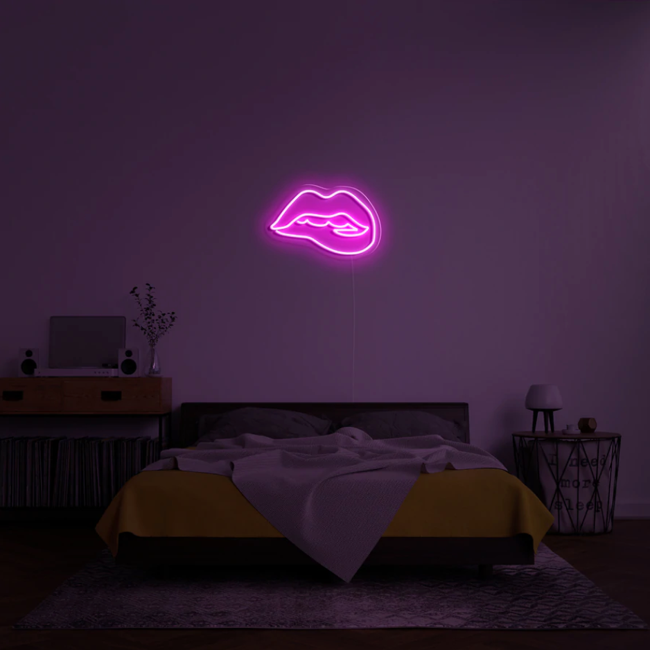 "Lips" LED neon skilti