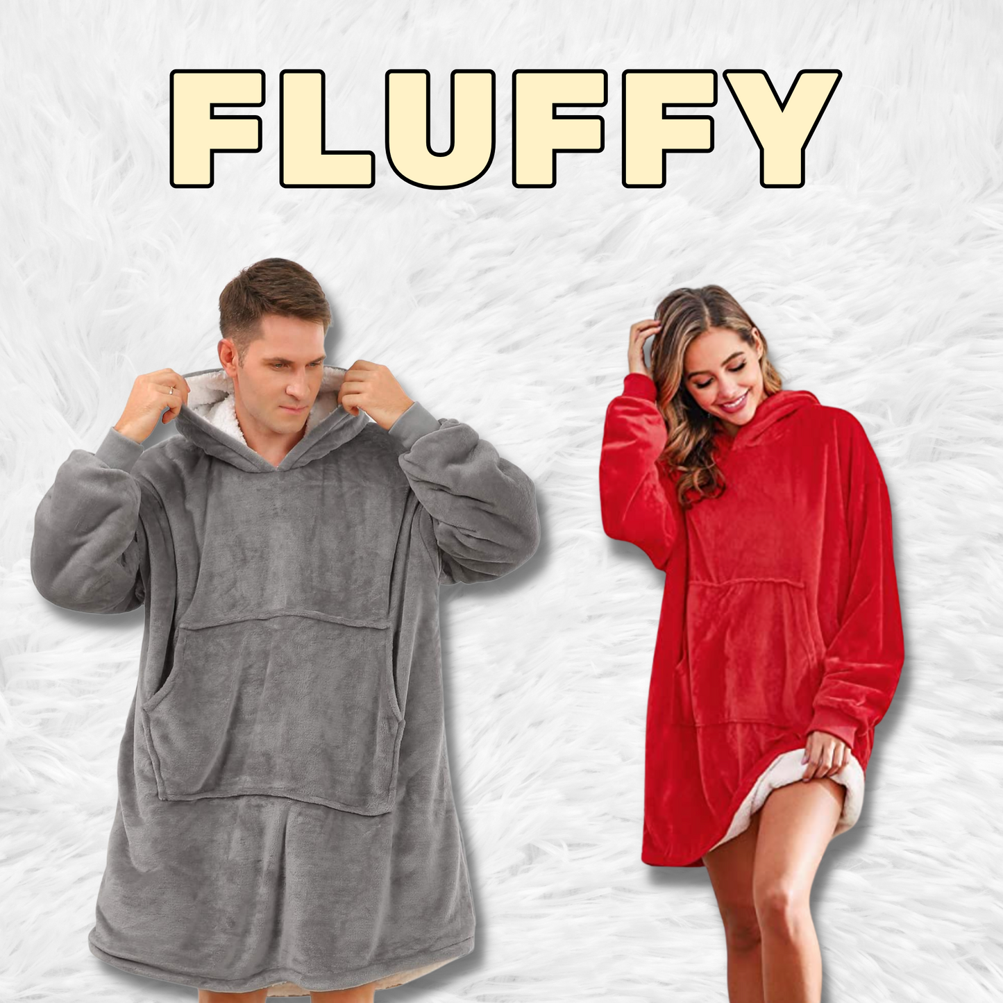 FLUFFY Hettupeysa
